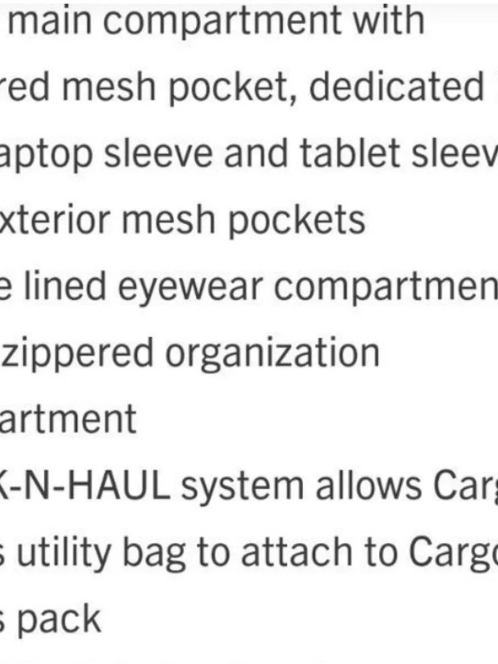NWOT Carhartt Cargo Series 25L Daypack in tarmac green, water repellent finish.